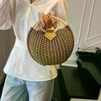 ราคา กระเป๋าฟาง ดีไซน์เรียบง่าย สไตล์ญี่ปุ่นและเกาหลีใหม่ กระเป๋าทอ ถักครึ่งกระเป๋า เชือก เหมาะสำหรับชายหาด ทำจากกระดาษ Y6Y6 (1732195229421373140)