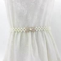ราคา ห่วงโซ่เอวผู้หญิง สไตล์เกาหลี ประดับมุก Rhinestone ตกแต่งชุดแฟชั่น เข็มขัดยางยืด ดอกไม้หวานสำหรับผู้หญิง ซีลคาดเอว สาย รัดเข็มขัด เชือก เทียน สายรัด (1732308505539217884)
