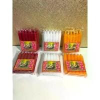 ราคา เทียน เทียนหอม เทียนไข เทียนไหว้พระ เทียนหอม 9 หุนสั้น ตราเต่ามังกร สีขาว สีเหลือง (พร้อมส่ง) (1731435575904470936)