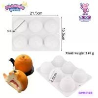 ราคา พิมพ์ลูกส้ม 6ช่อง เค้กส้ม เทียน ซิลิโคน พิมพ์วุ้น ทำสบู่ ขนม (1729710436194748802)