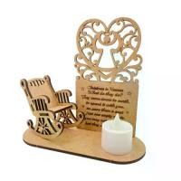 ราคา เครื่องประดับคริสต์มาส, เทียน, เก้าอี้โยกไม้ม้านั่งหน่วยความจำ Tealight, ตกแต่งคริสต์มาส, เทียน Tealight ข้างหลุมศพ, ธีมสวรรค์คริสต์มาส (1729986256300050572)
