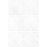 ราคา แม่แบบลายฉลุลายดอกไม้วินเทจ, ชุด 6 ชิ้น, 30X30 ซม., สำหรับภาพวาด DIY, เหมาะสำหรับกระเบื้อง, ผนัง, พื้น, เฟอร์นิเจอร์, ตกแต่งภาพวาด (1732155263476533044)