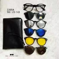 ราคา แว่นกันแดดคลิป แว่นตาคลิปออนแบบ 5 เลนส์ รุ่น 2205 จัดส่งเฉพาะจุด (1731887691985290589)