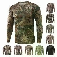 ราคา เสื้อยืดพิมพ์ลาย 3 มิติ สไตล์ล่าสัตว์ ดีไซน์ลายพราง แขนยาว น้ำหนักเบาพิเศษ ระบายอากาศได้ดี แห้งไว เหมาะสำหรับฤดูใบไม้ผลิ ฤดูใบไม้ร่วง และฤดูใบไม้ร่วง เสื้อแจ็คเก็ต (1731941947142670704)