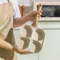 ราคา กระทะสี่รู ลึก เหมาะสำหรับเบอร์เกอร์ไข่และอาหารเช้า กระทะไม่ติดกระทะในครัวเรือน กระทะแบน โถ แก้ว ดอง เหล้า ขนาด ใหญ่ โถ แก้ว ดอง เหล้า ขนาด ใหญ่ (1731834654664852575)