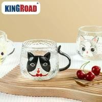 ราคา แมว สร้างสรรค์ แก้ว แก้วใส แก้วน้ำดื่มแก้วใส ถ้วยนม ถ้วยกาแฟ ทนต่อความร้อน และทนทาน จับถนัดมือ ขายร้อน (1731781008459335407)