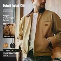 ราคา MADEN แจ็คเก็ต Detroit Retro J001 – ผ้าแคนวาส 430gsm หนัก คอตตอน 100% | สไตล์วินเทจ Workwear คอปกคอร์ดูรอย บุลายสก็อต มีกระเป๋าหลายช่อง ใส่ลำลองได้ทุกวัน (1729938222651443210)