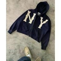 ราคา เสื้อฮู้ดปักลายตัวอักษร, แบรนด์เทรนด์ NY, สำหรับผู้ชายและผู้หญิง, สไตล์ Y2k และฮาราจูกุ, สตรีทแวร์ลำลอง, เสื้อฮู้ดซิป, เสื้อสเวตเตอร์ขนาดใหญ่, แจ็คเก็ต (1732119897748507226)