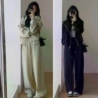 ราคา ชุดเสื้อและกางเกงผู้หญิง, 2 ชิ้น/เซ็ต, มีฮู้ด, ซิปขึ้น, แขนยาว, ซับในผ้ากำมะหยี่หนา, แจ็คเก็ต, เอวยางยืดสายรัด, กระเป๋าข้างขากว้าง, กางเกง, เหมาะสำหรับฤดูหนาว, ชุดกีฬาฟิตเนส, [เขา] (173230285882651669