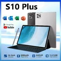 ราคา [ใหม่] แท็บเล็ต Svnsvmg S10 Plus ขนาด 10.1" Android 13 RAM 16GB + ROM 512GB Dual SIM 5G /wifi 6000mAh Battery Andorid13.0 Full HD แท็บเล็ตถูกๆ เสียงคุณภาพสูง รับประกันสินค้า ส่งฟ (1732081320786232510)