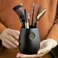 ราคา ชุดสุภาพบุรุษหกคน, อุปกรณ์ชากังฟูครบชุด, โต๊ะน้ำชาชุดโต๊ะน้ำชา, มีดชา, แหนบชา, แปรง, เหมาะสำหรับพิธีชงชา, รวมอุปกรณ์ (1732330506148480035)