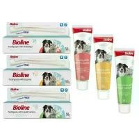 ราคา Bioline ไบโอไลน์ ยาสีฟันฟันหมาแมว !!ฟรี แปรงสีฟัน!! ลดหินปูนสะสม ยับยั้งแบคทีเรีย ยาสีฟันสุนัข ยาสีฟันแมว ยึดรูปแบบเดียวกัน (1731988561161979864)