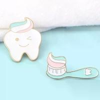 ราคา เข็มกลัดฟัน ดีไซน์น่ารัก หมุดเคลือบฟัน แปรงสีฟัน เหมาะสำหรับปกยีนส์ ป้ายการ์ตูน เครื่องประดับแฟชั่น ของขวัญสำหรับเด็กและเด็ก (1730415836571929065)