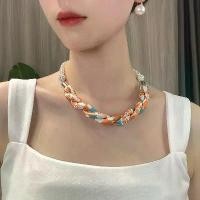 ราคา ผ้าพันคอไหมขนาดเล็ก แม่เหล็ก ใหม่ สร้อยคอลูกปัดเปลือกหอยถอดได้ ประกบ ดีไซน์ (1731353931174675727)