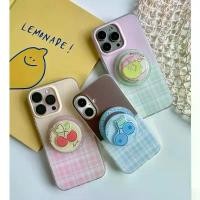 ราคา (16) ส่งด่วน 3สี ตารางพาสเทล+IRแม่เหล็ก R1878 เคสไอโฟน ชาร์จไร้สาย สำหรับ Iphone 12-16Promax (1732338159815263975)
