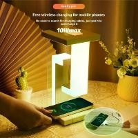 ราคา โคมไฟตั้งโต๊ะไร้สาย, การออกแบบป้องกันความโน้มเอียงที่ลอยน้ำ, การชาร์จ USB ที่สร้างสรรค์, โคมไฟ LED, เหมาะสำหรับโทรศัพท์มือถือ, การชาร์จแบบไร้สาย, โคมไฟบรรยากาศข้างเตียง (1732284351868864022)