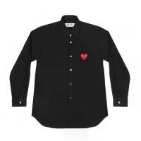 ราคา Club 21 – COMME des GARÇONS PLAY - Shirt With Red Heart Women (Black) (1732440999342671196)
