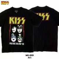 ราคา Power 7 Shop เสื้อยืดวง คิส ลิขสิทธ์แท้ KISS T-SHIRTS (MX-029) (1732227743162337054)