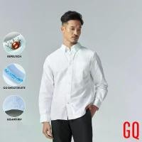 ราคา GQ Perfect Oxford Shirt เสื้อเชิ้ตบุรุษ จีคิว ออกฟอร์ดแขนยาว สีขาว (1732277641368602541)