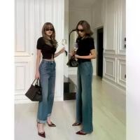 ราคา OWN MONEY Urban Ease Jeans ยีนส์ กางเกงยีนส์ เอวสูง ขากระบอกเล็ก ทรงสวย เนื้อผ้าดี พร้อมส่ง (1732374809549374998)