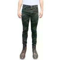 ราคา Golden Zebra Jeans กางเกงลายทหารสีเขียว ผ้ายืดขาเดฟ (Size เอว 28-36) คลังสินค้า (1732004409546737207)