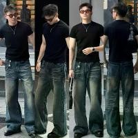 ราคา Thunder jeans 020 (890.-) กางเกงยีนส์ผู้ชายทรงกระบอกใหญ่ แต่งเฟดสีสนิม ผ้ายีนส์พรีเมี่ยม ใส่สบาย คําแนะนําผลิตภัณฑ์ใหม่ของเดือนนี้ กางเกงกีฬา ผ้าร่ม ขาสั้น สามส่วน jnco (1732147306894296868)