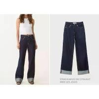 ราคา STRADIVARIUS กางเกงยีนส์ สีเข้ม ทรงกระบอกตรง D92 STRAIGHT WIDE-LEG JEANS (C1103) คําแนะนําการขายที่ร้อนแรงในเดือนนี้ (1732215179407427371)