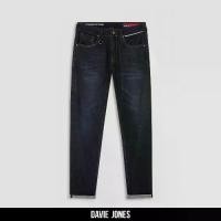 ราคา DAVIE JONES กางเกงยีนส์ ริมแดง Selvedge Slim Fit Jeans CO0065 สีกรม (1730854318336149554)