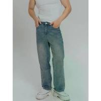 ราคา KINS | ยีนส์ทรงกระบอก Straight jeans สีฟอก Size S - 3XL กางเกงยีนส์ กางเกงยีนส์ผู้ชาย (รหัส : F001) (1732390420542358721)