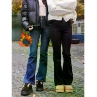 ราคา L042 - GW Pony warm jeans กางเกงยีนส์กันหนาวทรงขาม้าน้อย (1731357941900216537)