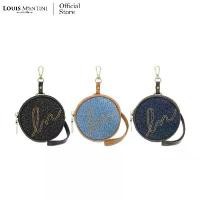 ราคา Louis Montini (JEANS) กระเป๋าใส่เหรียญผ้ายีนส์ สำหรับคล้องกระเป๋าทรงกลม JEAN06 สินค้าดี (1732070296010720345)