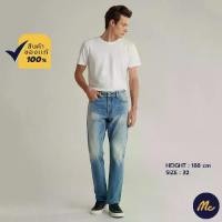 ราคา Mc JEANS กางเกงยีนส์ผู้ชาย ทรงขากระบอกเล็ก ริมแดง (Selvedge Jeans) MMIZ196 (1729771390983113175)