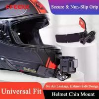 ราคา V Shape Helmet Chin Mount Holder for GoPro Hero 9 8 7 6 5 SJCAM Xiaomi EKEN Motorcycle Helmet Chin Stand Camera Accessories ที่ติดหมวกกันน๊อค+กาว 3M ติดหมวก สำหรับกล้อง Action Camera (1731629001226880