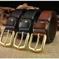 ราคา เข็มขัดหัวเข็มขัดผู้ชาย หัวเข็มขัดทองแดง เข็มขัดหนังแท้ สำหรับชายวัยกลางคนและเยาวชน ทำด้วยมือจากหนังวัวสองชั้น สไตล์เรโทร เหมาะสำหรับพ่อและแฟน accessories men (1731909470917856084)