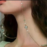 ราคา ห่วงโซ่แว่นตาคริสตัลมุกธรรมชาติ, การออกแบบโคลเวอร์สี่ใบ, สไตล์ย้อนยุค, สำหรับผู้หญิง, ห้อยคอ, สายคล้องแว่นตาดอกไม้, ลูกปัดโมริโลต้ามีอายุ 2565 sunglasses (1732116940021007670)