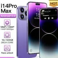 ราคา โทรศัพท์ i 14 Pro 5G 7.3นิ้วโทรศัพท์มือถือ 16GB+512GB Smartphone 4G/5G โทรศัพท์สมา 6800mAh โทรศัพท์สำห รับเล่นเกม แบตเตอรี่มีความทนทาน Mobile phone ระบบนำทาง GPS บลูทูธ มือถือ มี (1732005133259736521)