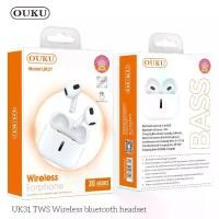 ราคา ใหม่ล่าสุด!! OUKU UK31 หูฟังบลูทูธไร้สาย TWS wireless bluetooth headset หูฟังไร้สาย บลูทูธ V.5.0 น้ำหนักเบา สีขาว (1731010415930411974)