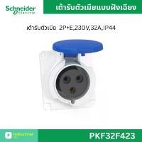 ราคา Schneider Electric PKF32F423 พาวเวอร์ปลั๊ก เต้ารับตัวเมียแบบฝังเฉียง 2P+E,32A Power plug แนะนำ (1731939669374961277)