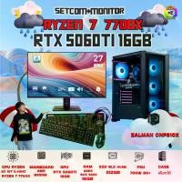 ราคา SETCOM+MONITOR BONMECOM2 ครบเซ็ตพร้อมจอ/ CPU AMD AM5 RYZEN 7 7700X/ RTX 5060TI 16GB/Case เลือกได้ (1731918201744819295)