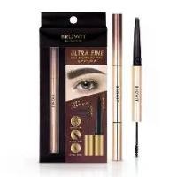 ราคา BROWIT - Ultra Fine Duo Eyebrow Pencil & Mascara -Chocolate Brown เครื่องสำอาง คิ้ว (1729687883789928835)