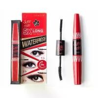 ราคา SIVANNA SUPER MODEL 5X LONG DEEP BLACK WATERPROOF MASCARA HF893 กันน้ำ มาสคาร่า เทา (1729750677507378071)