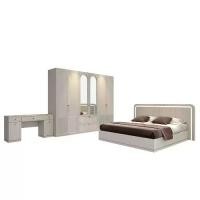 ราคา INDEX LIVING MALL ชุดห้องนอน รุ่นซีรีน ขนาด 6 ฟุต (เตียง, ตู้เสื้อผ้า 6 บาน, โต๊ะเครื่องแป้ง) - สีเบจ (1732268758362915896)