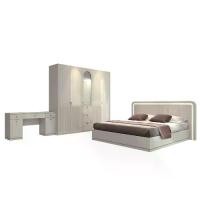 ราคา INDEX LIVING MALL ชุดห้องนอน รุ่นซีรีน ขนาด 6 ฟุต (เตียง, ตู้เสื้อผ้า 5 บาน, โต๊ะเครื่องแป้ง) - สีเบจ (1732268744909161528)