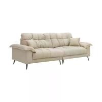 ราคา INDEX LIVING MALL โซฟาหนังแท้ผิวสัมผัส 3 ที่นั่ง รุ่นนาตาเลีย - สีคลาสซี่ เบจ (1732291542227911736)