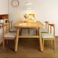 ราคา Living โต๊ะอาหารไม้สัก โต๊ะกินข้าว ไม้จริง100% โต๊ะทานอาหาร สามารถนั่งได้ 8 คน ด้วยก้านเสริมแรง (1732326657786938886)