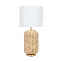 ราคา INDEX LIVING MALL โคมไฟตั้งโต๊ะ รุ่นเมลด้า - สีธรรมชาติ/ขาว (1729612715829332024)