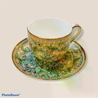 ราคา [พร้อมส่ง] ชุดชา/กาแฟเบญจรงค์ลายเต็ม 200 ml Tea/coffee cup and saucer (full design) by JJ Benjarong (1732035799462546279)