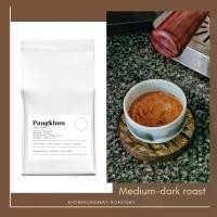 ราคา [ส่งฟรี] กาแฟปางขอน คั่วกลางค่อนเข้ม ขนาด 1 kg เมล็ดกาแฟคั่ว กาแฟอราบิก้า 100 % ( เมล็ดเล็กไซด์ m ) Pangkhon coffee /Medium-Dark roast (1731503484906210408)