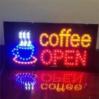ราคา [COD] ป้ายไฟ LED coffee OPEN ป้ายไฟร้าน ข้อความ ป้ายไฟอักษร ตัวอักษร ตกแต่งหน้าร้าน (1731413927815579235)