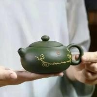 ราคา ♚NLSLASI Chinese Yixing Teapot Purple Clay Filter Xishi Teapots Beauty Kettle Raw Ore Green Clay Handmade Tea Set Authent☛ (1732338656102941909)